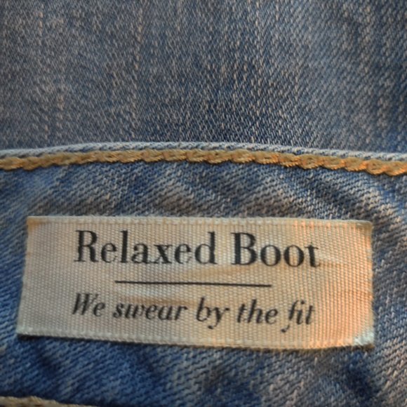 Torrid Relaxed Boot Distressed Denim Size 16 - Picture 2 of 7